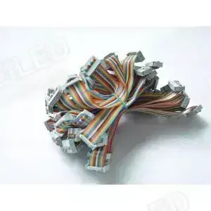 16Pin LED Rainbow Ribbon Cable 150mm 20 PCS
