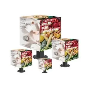 4-Sided Magic Cube LED Display Screen (App Controlled, Creative Retail Signage)