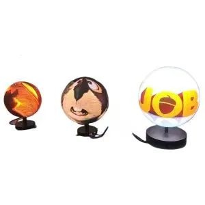 Small Indoor LED Sphere Display – Dia. 30cm/ 40cm / 50cm / 60cm / 85cm (1.3ft – 2.8ft), P1.86 / P2 | 360° Spherical Screen for Retail & Exhibits