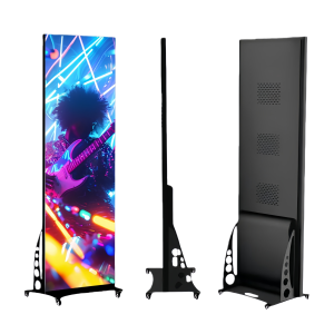 Non-splicing LED Poster Display | 640×1920mm Indoor Plug-in | P1.25 / P1.53 / P1.86 / P2.5 | Acrylic Cover