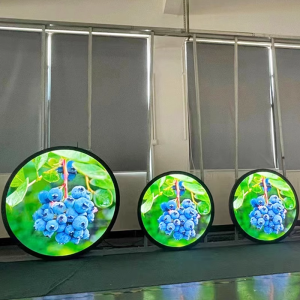 P2.5 Indoor Round LED Video Display Single Side Flat Round LED Wall LED Round Display Screen